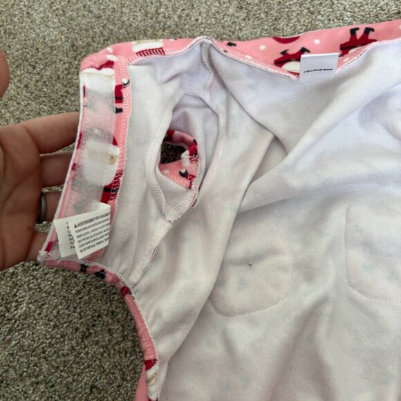 Dog Holiday  Pjs Pink Santa Size M NWT - Picture 9 of 10